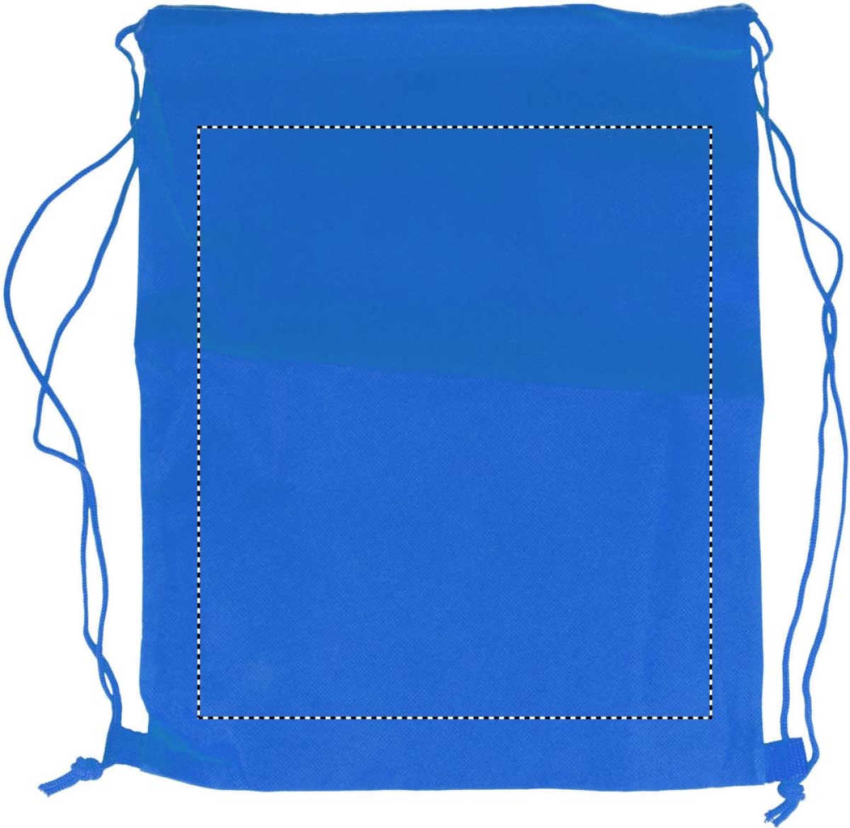 Promorugzak - non woven - 80 g/m2 - gekleurd - met trekkoord - Front