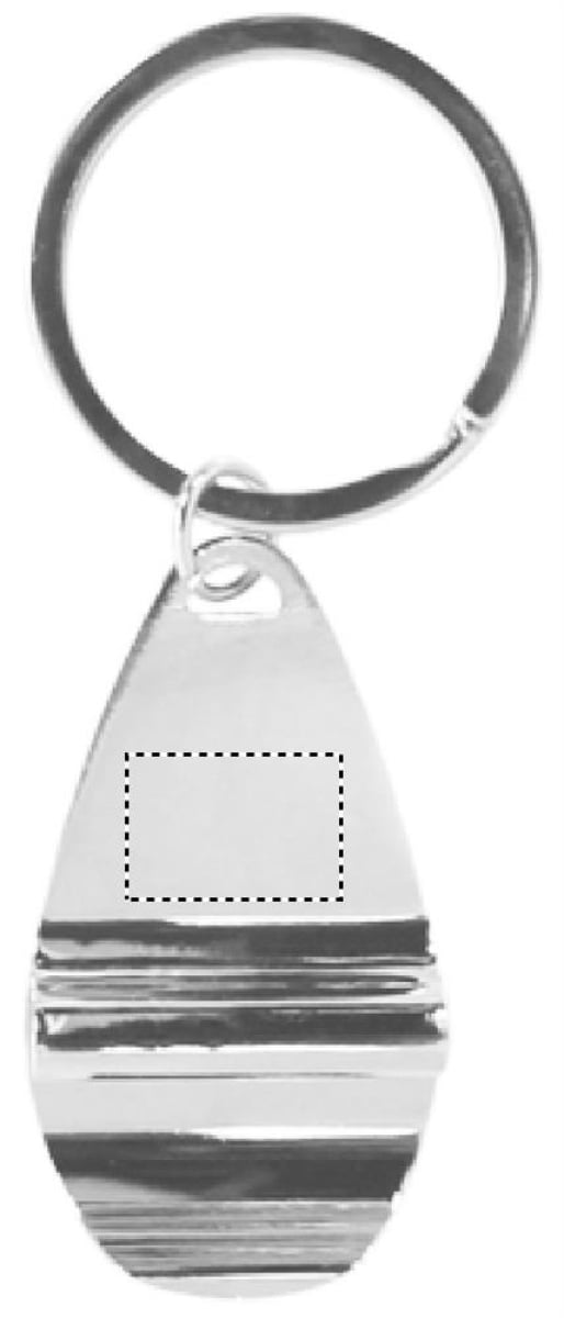 Handy sleutelhanger - metaal - 8.5 cm - met flesopener - Back Handy sleutelhanger - metaal - 8.5 cm - met flesopener - Back