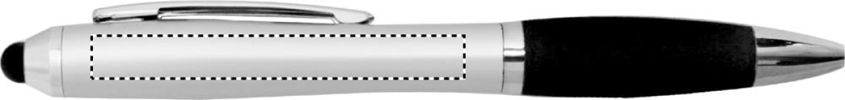 Riotouch stylus balpen - kunststof - blauwe inkt - zachte grip - Barrel left handed