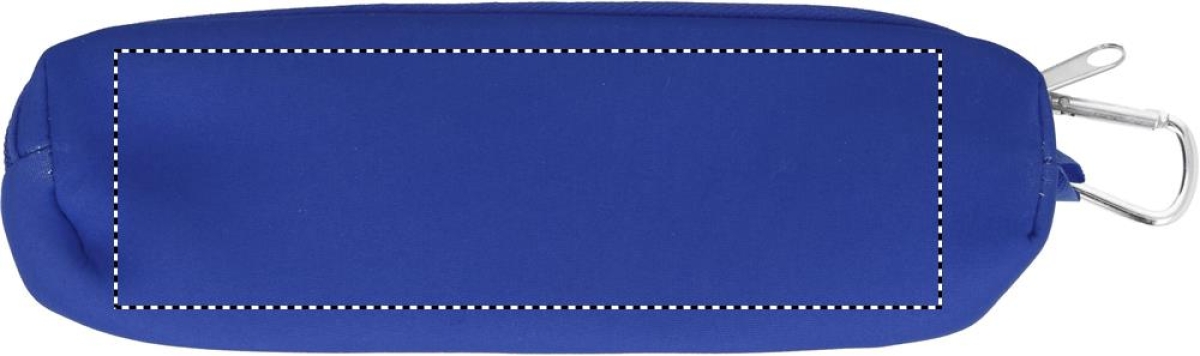 Iris etui met karabijnhaak - schuimrubber - 20x5x2.5cm - Front