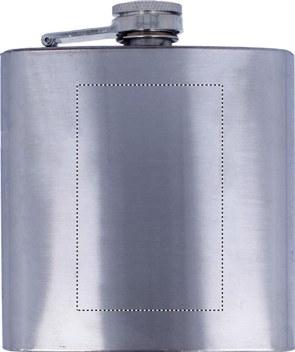 Heupfles set met bekertjes 175 ml - RVS - schroefdop - Bottle