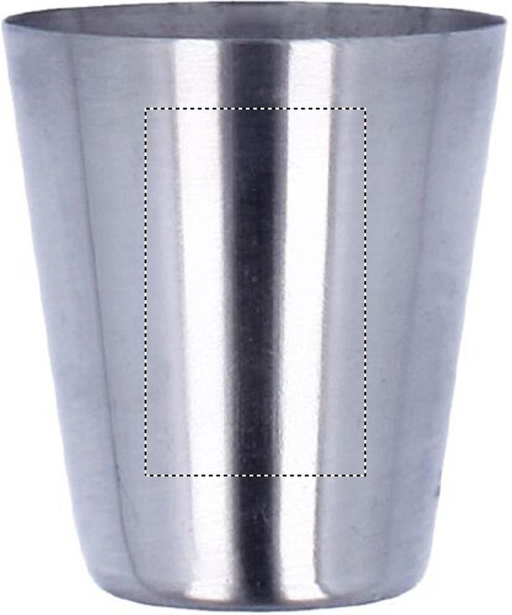 Heupfles set met bekertjes 175 ml - RVS - schroefdop - Cup1