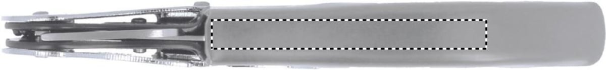 Kelnersmes roestvrijstaal - Top black part