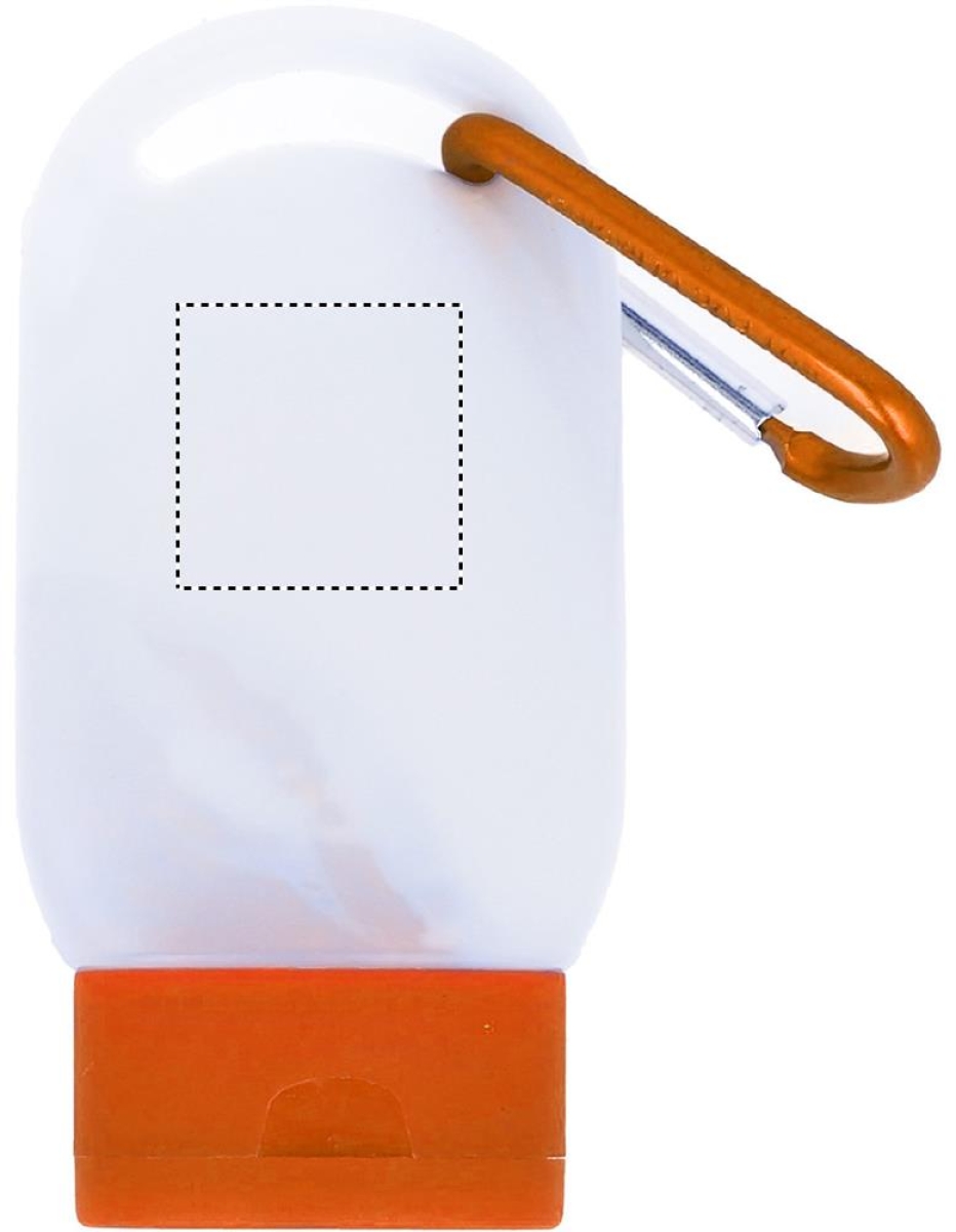 Zonnebrandcrème - SPF 25 - 30 ml - met karabijnhaak - Front