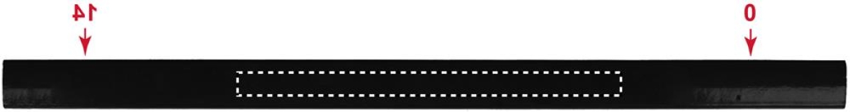 Maderos timmermanspotlood - hout - 14 cm - met liniaal - Back