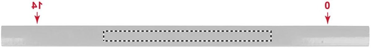 Maderos timmermanspotlood - hout - 14 cm - met liniaal - Back