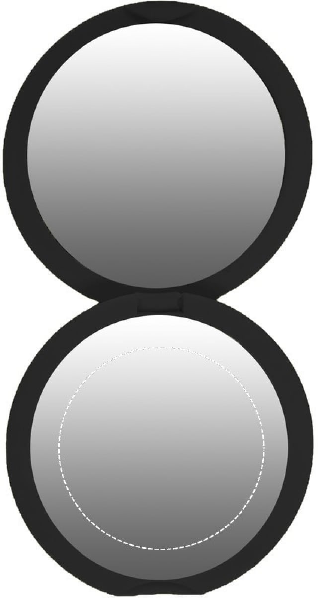 Stunning dubbele spiegel (rond) - Mirror bottom Stunning dubbele spiegel (rond) - Mirror bottom