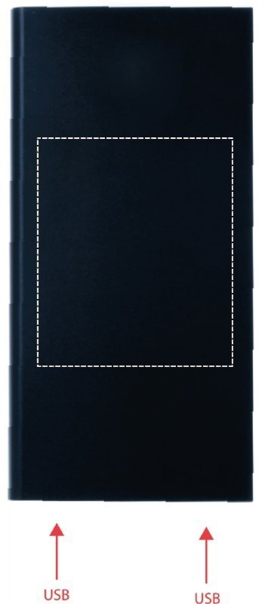 Solar powerbank - 8.000mAh - aluminium - zonne-energie - plat ontwerp - Top pad Solar powerbank - 8.000mAh - aluminium - zonne-energie - plat ontwerp - Top pad
