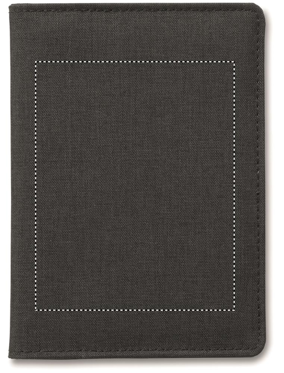 Paspoort etui, 2 tone - Front