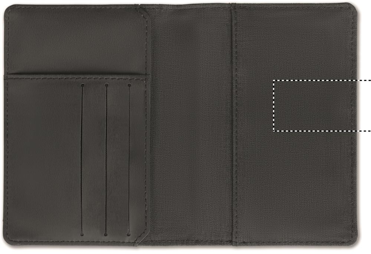 Paspoort etui, 2 tone - Inside right