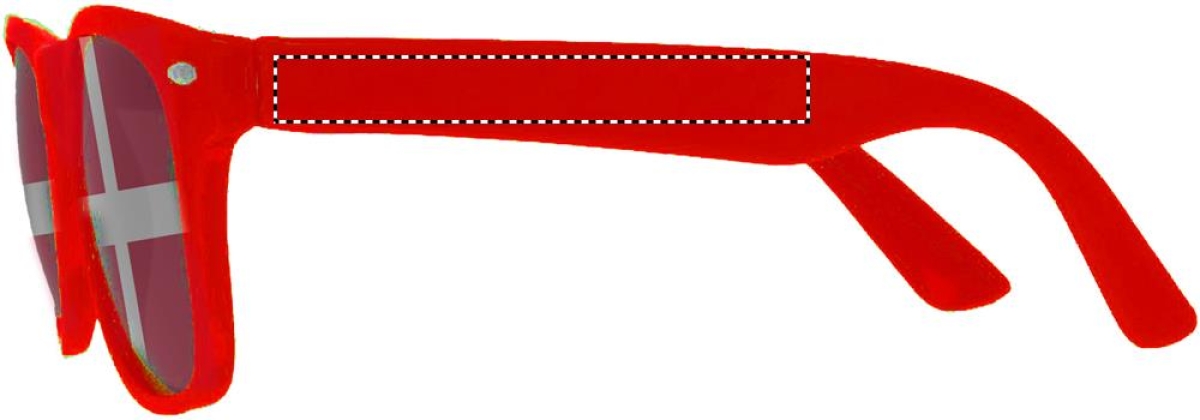 Zonnebril met landenvlag - PC - Left leg