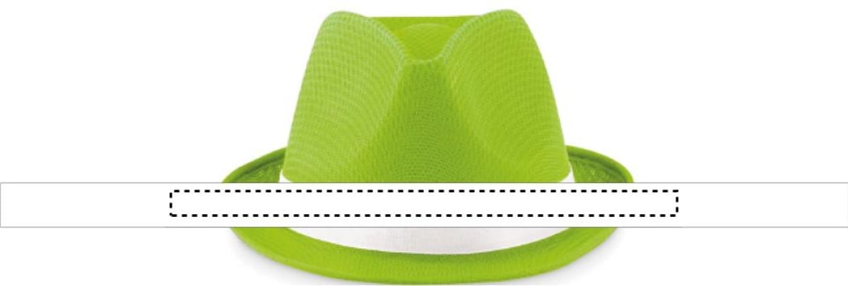 Woogie zonnehoed - polyester - met band - Band