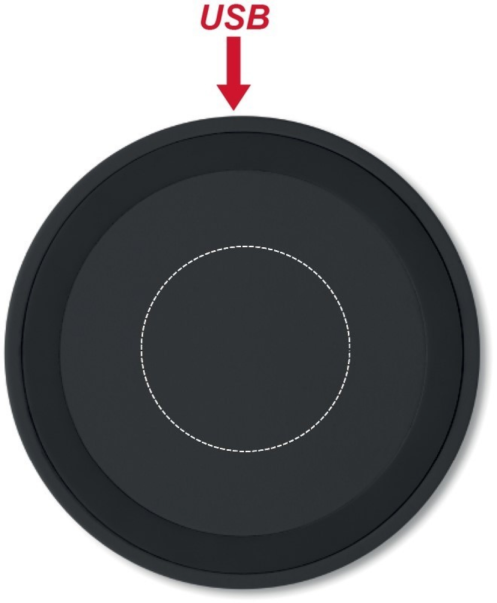 Plato oplader - 5W - kunststof - draadloos - Top pad