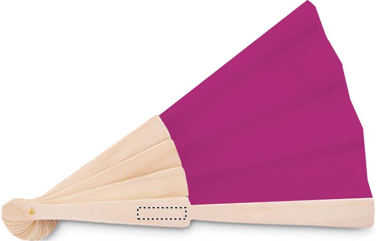 Fanny handwaaier - polyester - 41 x 22 cm - houten handvat - Front a