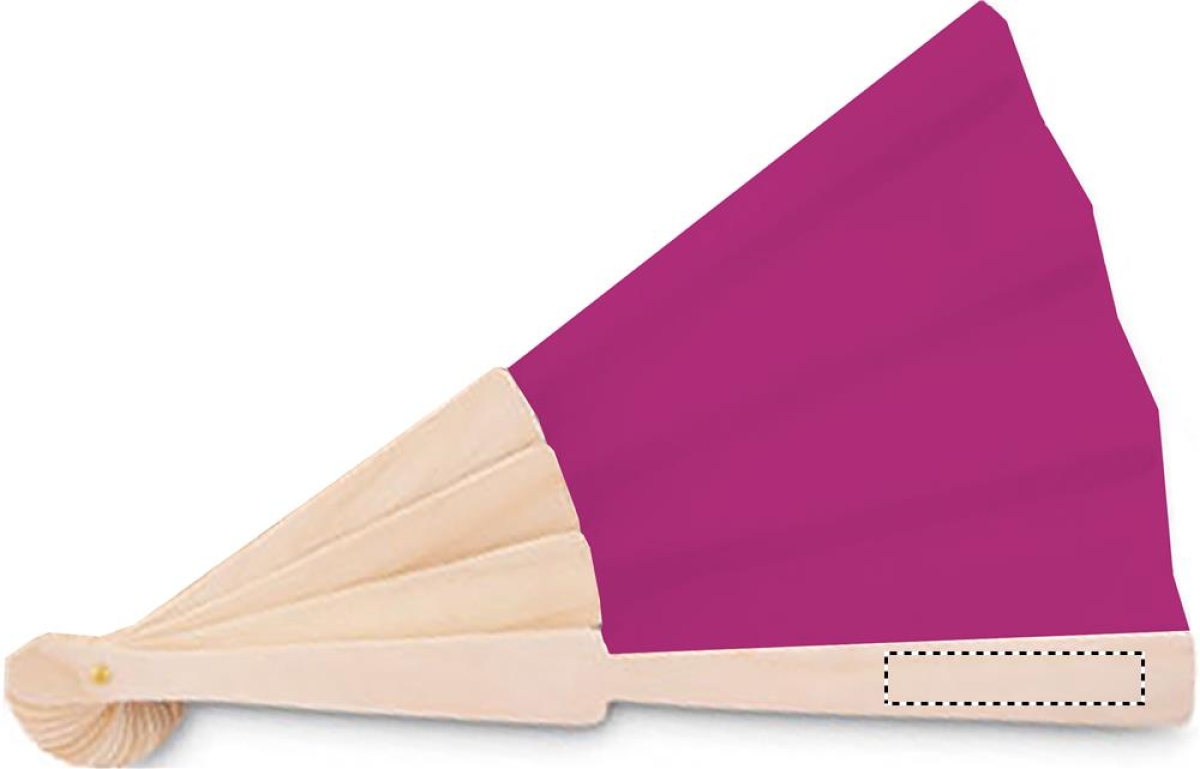 Fanny handwaaier - polyester - 41 x 22 cm - houten handvat - Front b