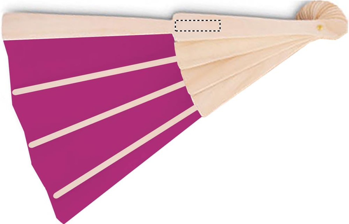 Fanny handwaaier - polyester - 41 x 22 cm - houten handvat - Back a