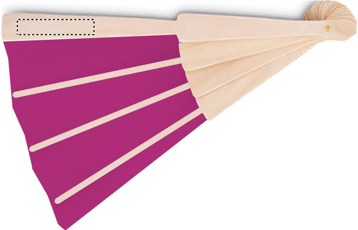 Fanny handwaaier - polyester - 41 x 22 cm - houten handvat - Back b