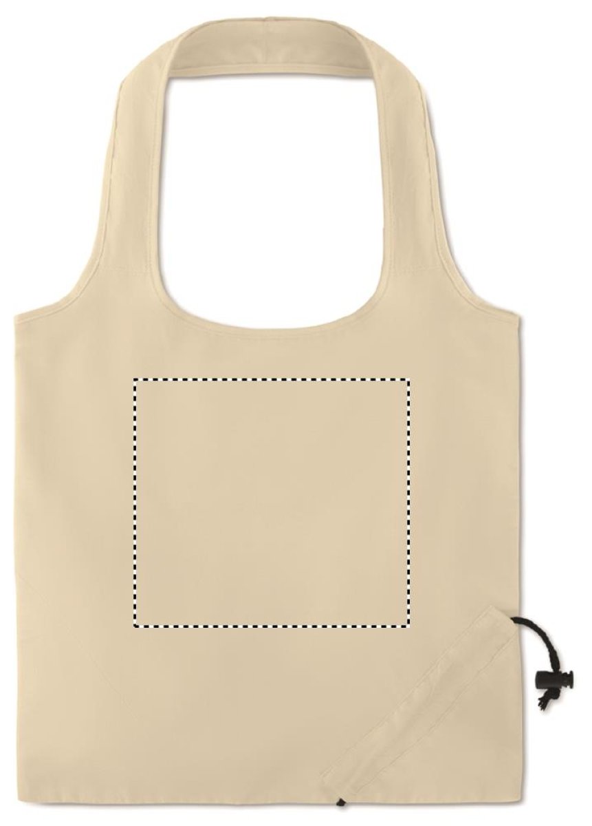 Fresa soft winkeltas - katoen - 105 g/m² - 40 x 38 cm - met trekkoord - opvouwbaar - Front