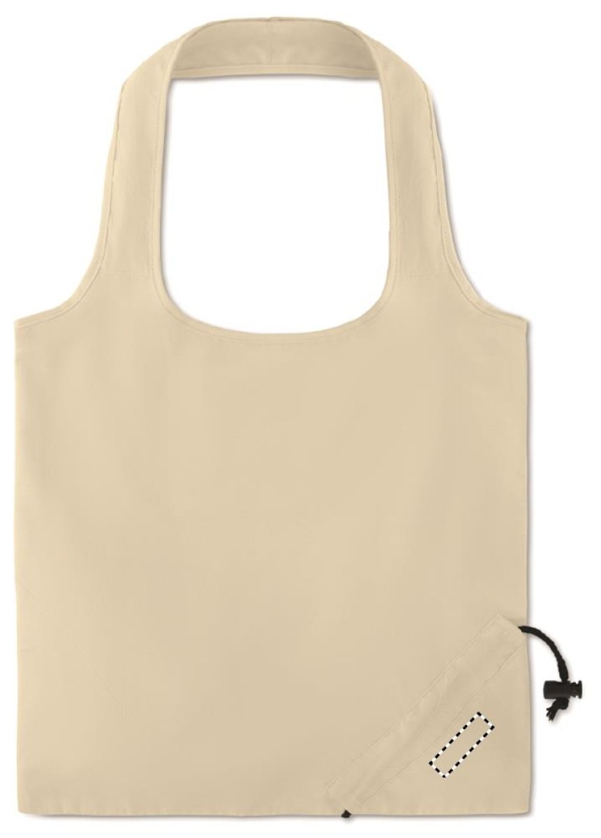 Fresa soft winkeltas - katoen - 105 g/m² - 40 x 38 cm - met trekkoord - opvouwbaar - Small bag screen