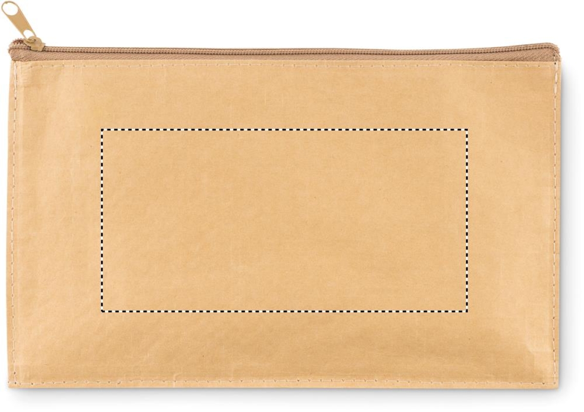 Grote etui - kunststof en woven papier - 21x12.5cm - Side 1