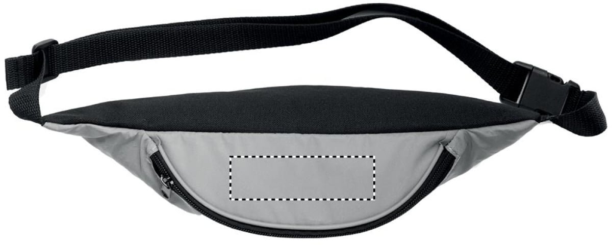 Visiwaist heuptas - polyester - verstelbare band - reflecterend - Top