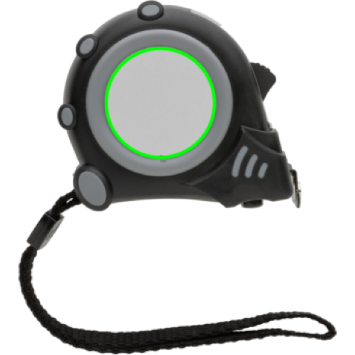 Rolmaat - 3 m - 1,6 cm - RCS gerecycled plastic - met magneet - polsbandje - Artikel voorzijde