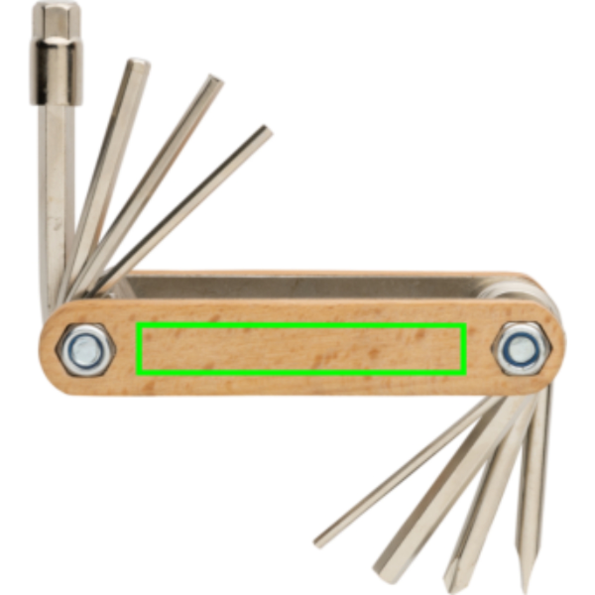 FSC® Houten inbussleutel - Artikel zijkant links