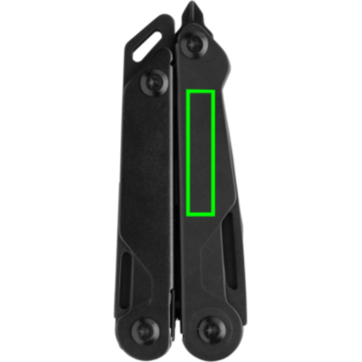 Gear X multitool - aluminium en RVS - 13 functies - in geschenkdoos - Artikel achterzijde rechts