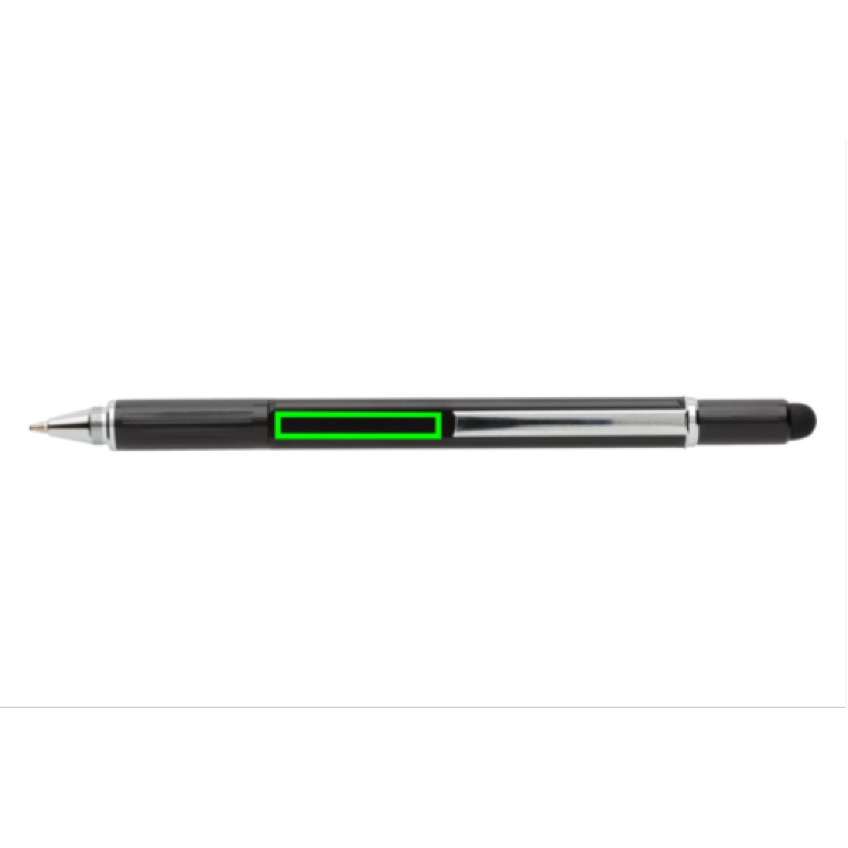 5 in 1 toolpen - metaal - blauwe inkt - 5 functies - Voor de clip 5 in 1 toolpen - metaal - blauwe inkt - 5 functies - Voor de clip