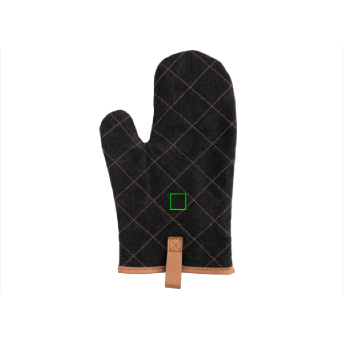 Deluxe ovenhandschoen - canvas 16oz - gewatteerd - in geschenkdoos - Artikel voorzijde