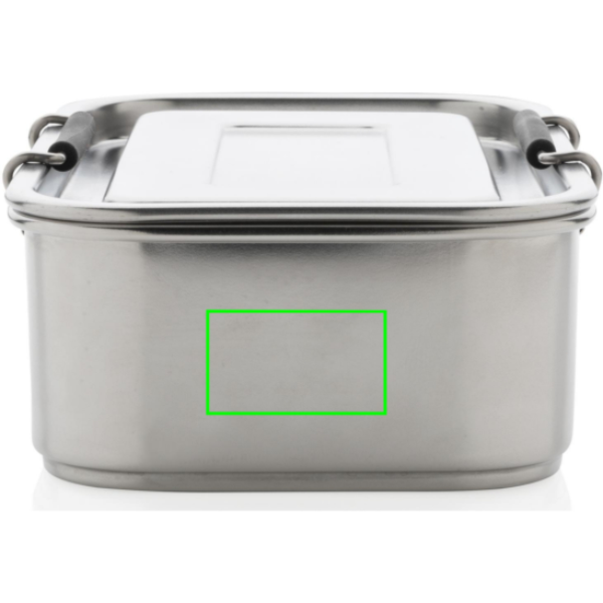 RCS lunchbox 800ml - gerecycled RVS - lekvrij - Artikel zijkant links