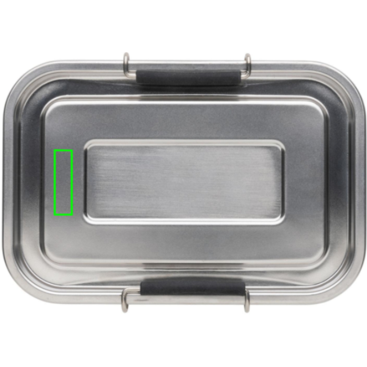 RCS lunchbox 800ml - gerecycled RVS - lekvrij - Artikel bovenzijde links