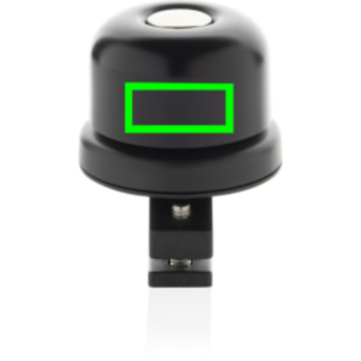 Pedalfinder fietsbel met Find My - ABS - IPX 5 waterproof - FSC® mix geschenkverpakking - Artikel voorzijde