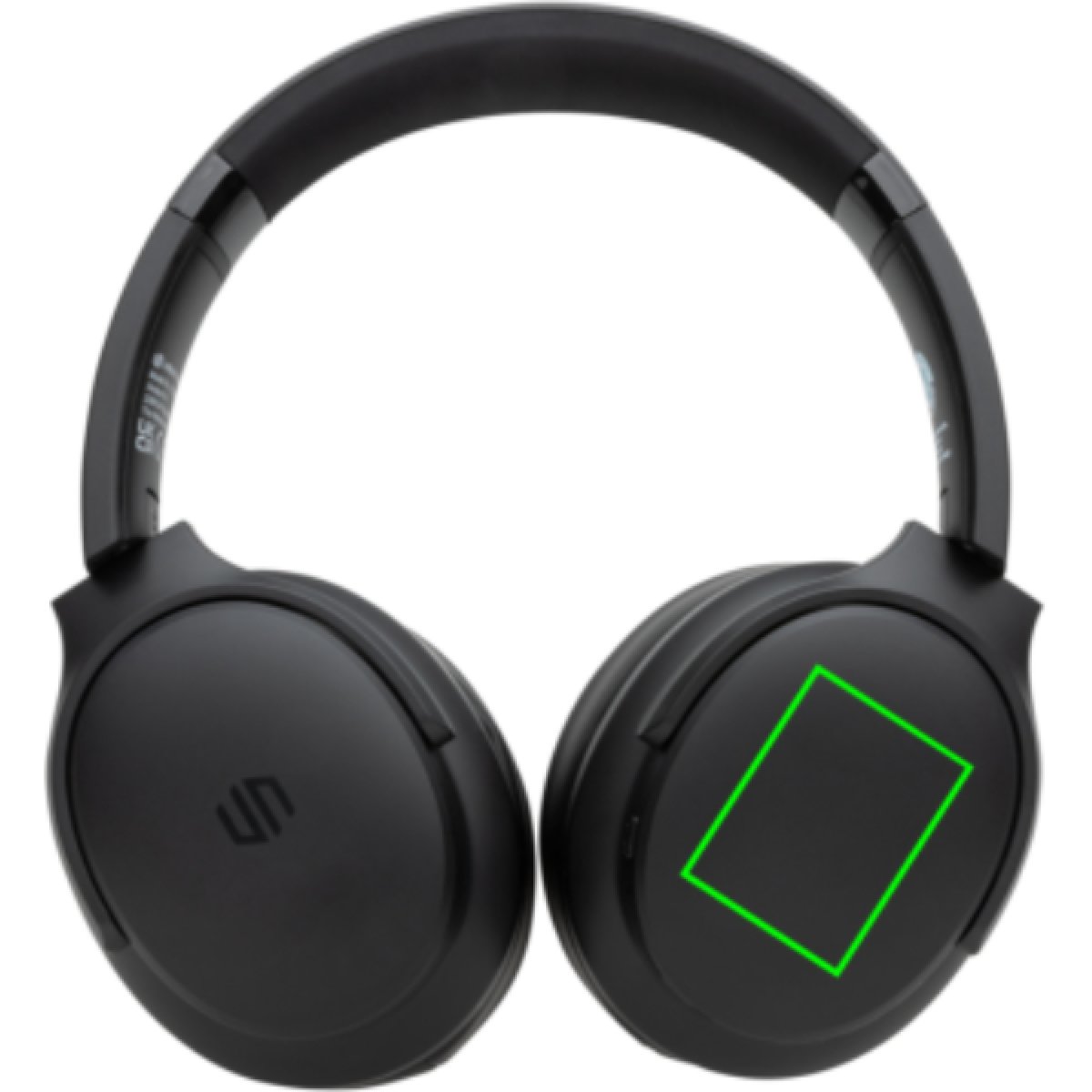 Urban Vitamin Palo Alto hoofdtelefoon - gerecycled kunststof - bluetooth - over-ear - microfoon - opvouwbaar - Artikel zijkant links Urban Vitamin Palo Alto hoofdtelefoon - gerecycled kunststof - bluetooth - over-ear - microfoon - opvouwbaar - Artikel zijkant links