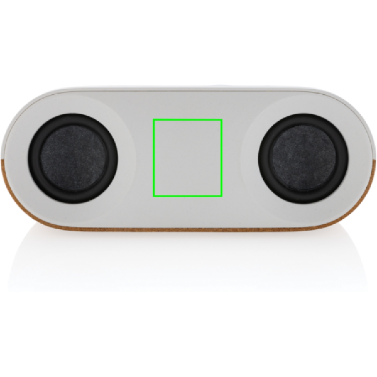 Oregon RCS gerecycled plastic en kurk 10W speaker - Artikel voorzijde midden