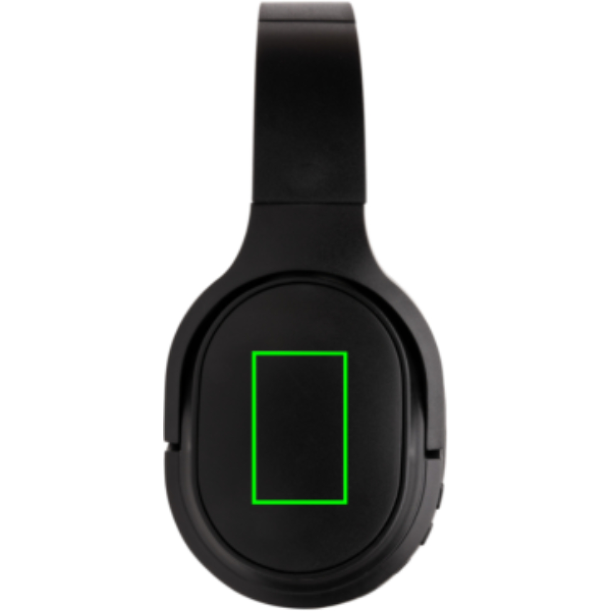 Elite koptelefoon - gerecycled kunststof - bluetooth - over-ear - microfoon - opvouwbaar - Artikel zijkant links
