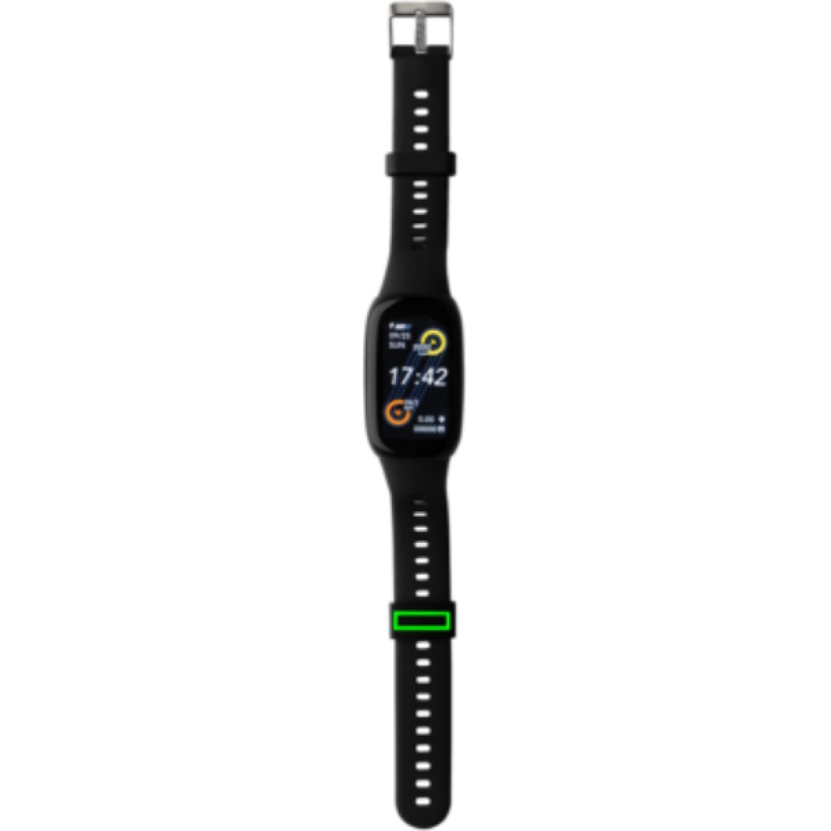 Smartwatch - gerecycled ABS/TPU - waterdicht - in geschenkverpakking - Clip