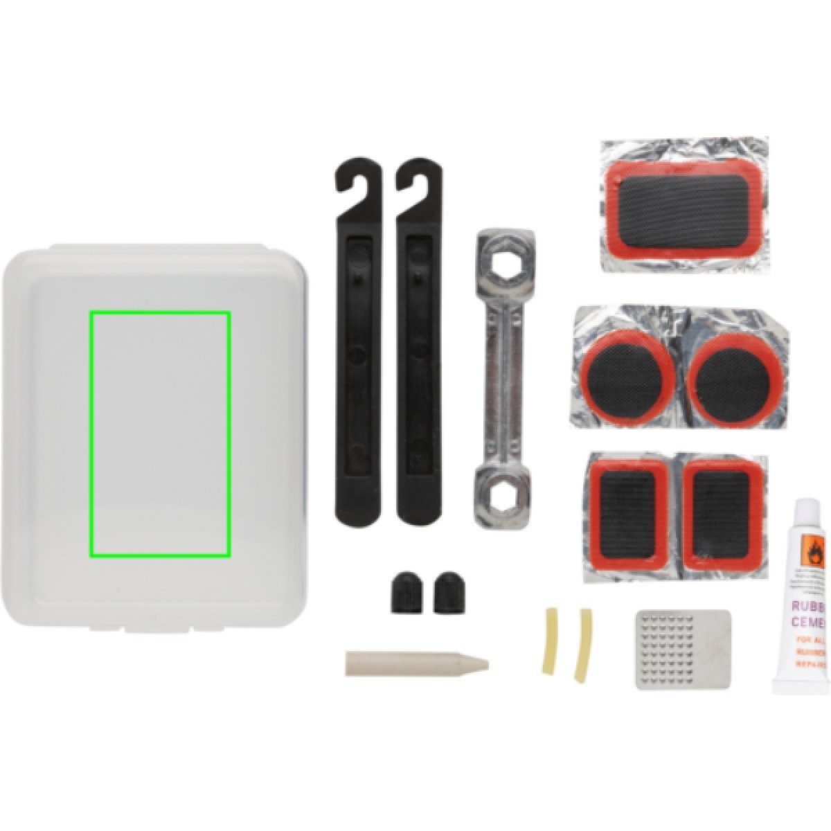 Fietsreparatieset compact - Artikel bovenzijde