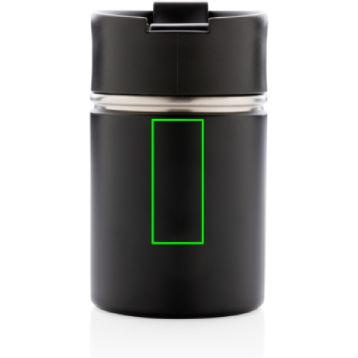 Bogota koffiemok 220 ml - RVS - lekvrij - vacuüm isolatie - keramiek coating - Artikel achterzijde boven