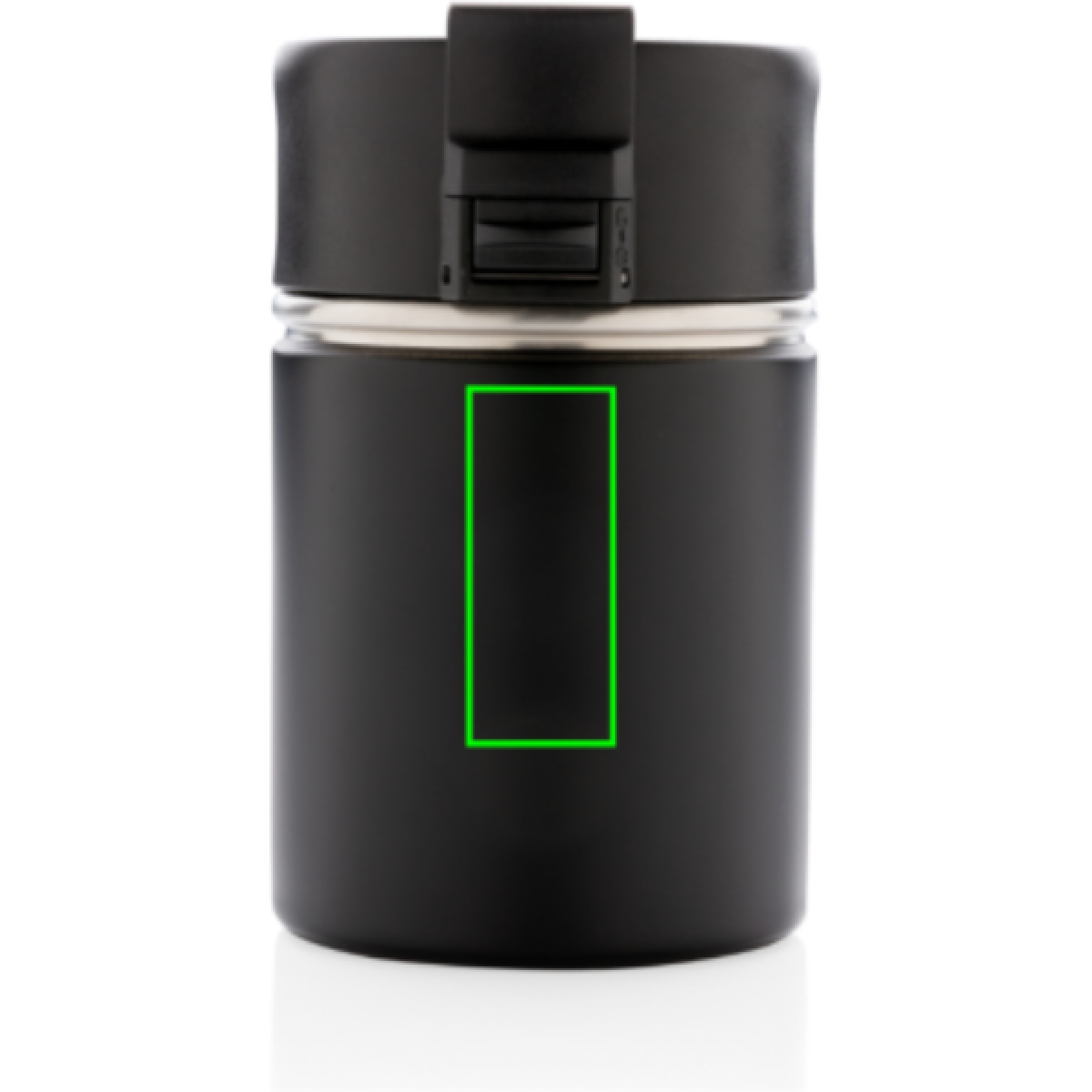 Bogota koffiemok 220 ml - RVS - lekvrij - vacuüm isolatie - keramiek coating - Artikel voorzijde boven