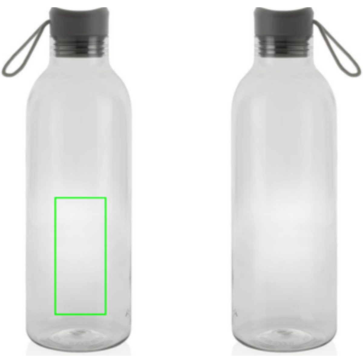 Alvira waterfles 1000 ml - rPET - transparant gekleurd - Artikel links onder