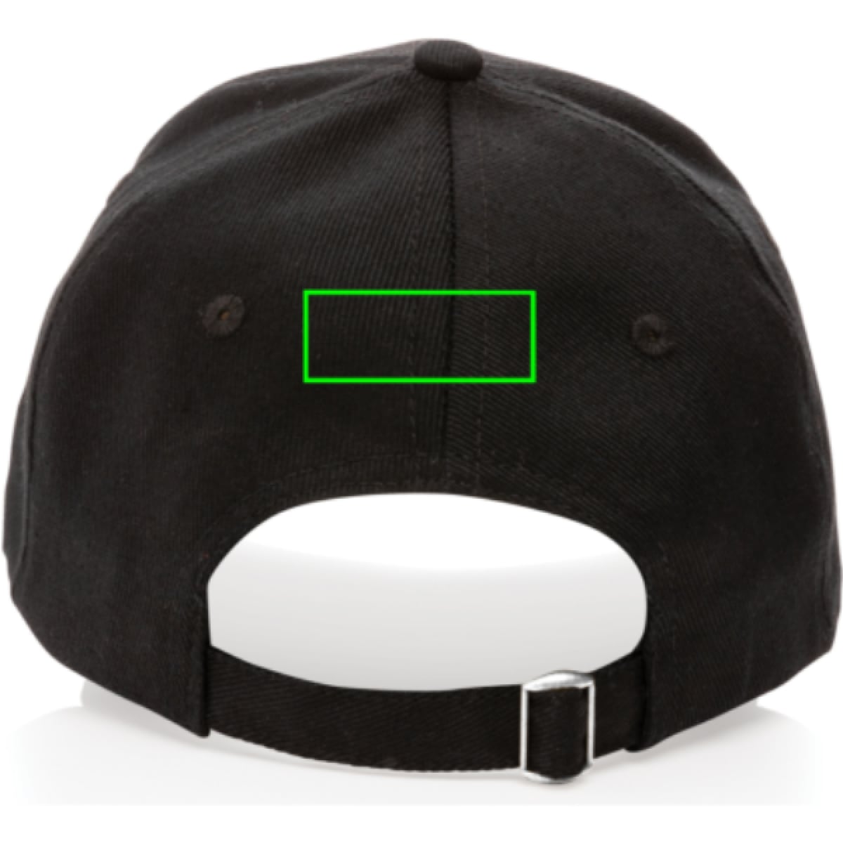 Impact AWARE™ 6 panel cap - gerecycled katoen - gespsluiting - Artikel achterzijde