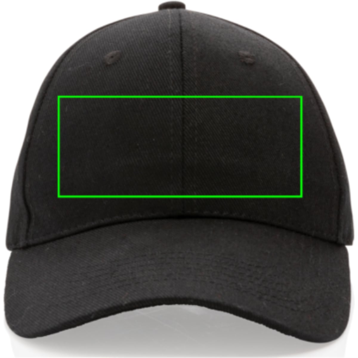  Impact AWARE™ 6 panel cap - gerecycled katoen - gespsluiting - Artikel voorzijde