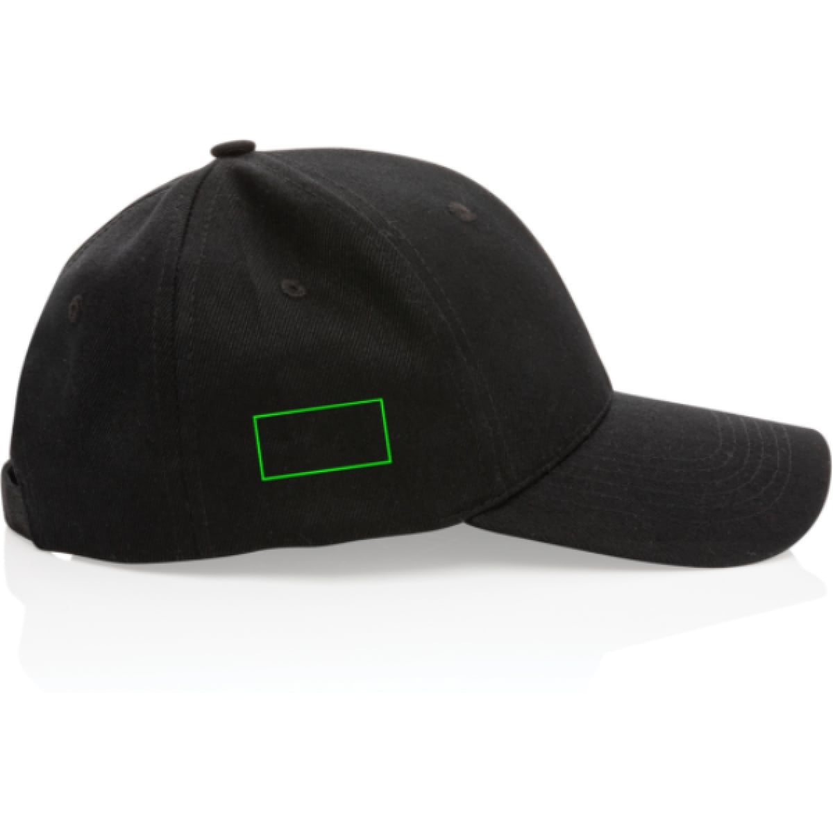  Impact AWARE™ 6 panel cap - gerecycled katoen - gespsluiting - Artikel zijkant rechts