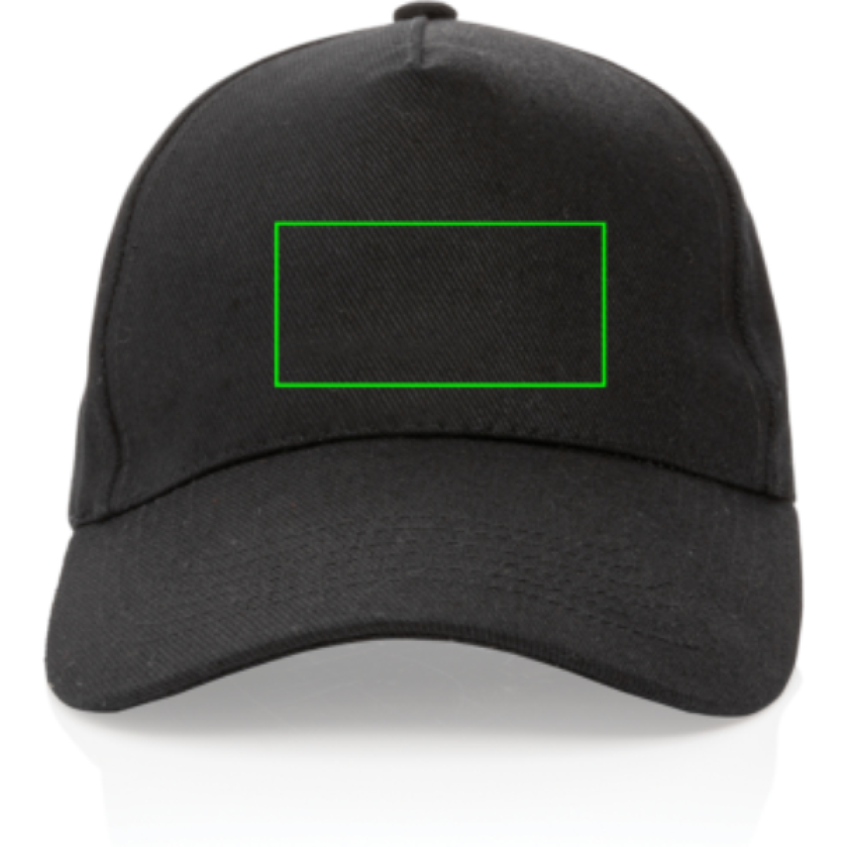  Impact AWARE™ 5 panel cap - gerecycled katoen - gespsluiting - Artikel voorzijde