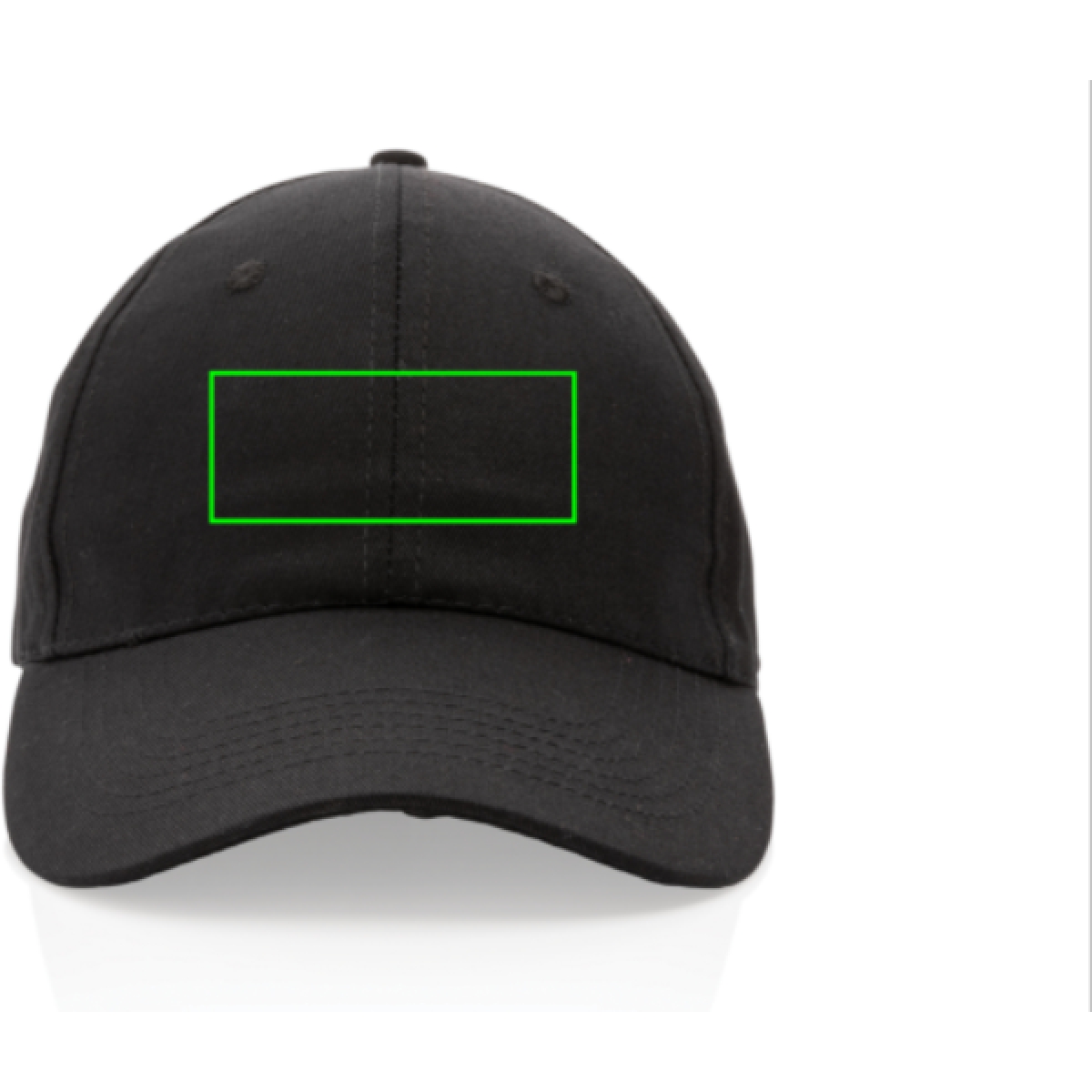  Impact AWARE™ 6 panel cap - gerecycled katoen - klittenbandsluiting - Artikel voorzijde