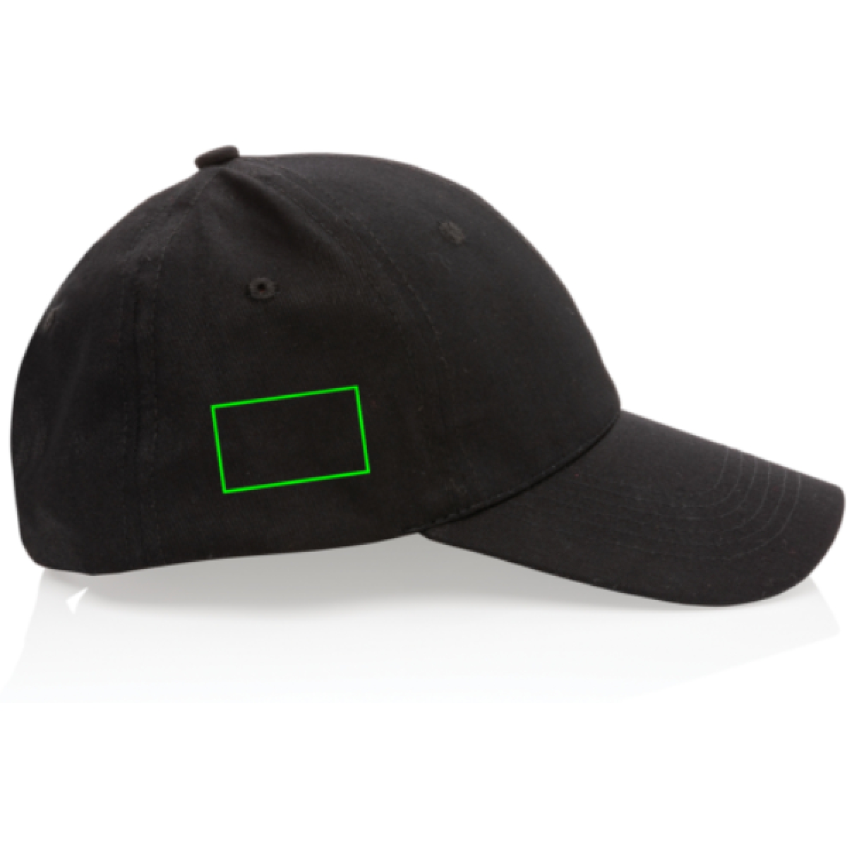  Impact AWARE™ 6 panel cap - gerecycled katoen - klittenbandsluiting - Artikel zijkant rechts
