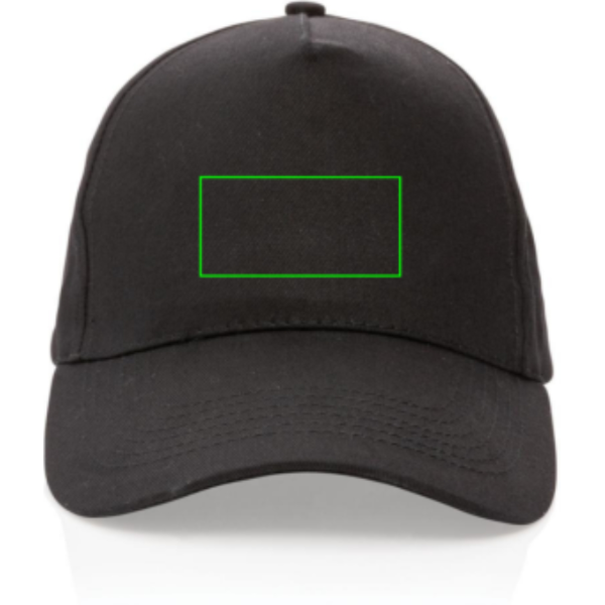  Impact AWARE™ 5 panel cap - gerecycled katoen - klittenbandsluiting - Artikel voorzijde