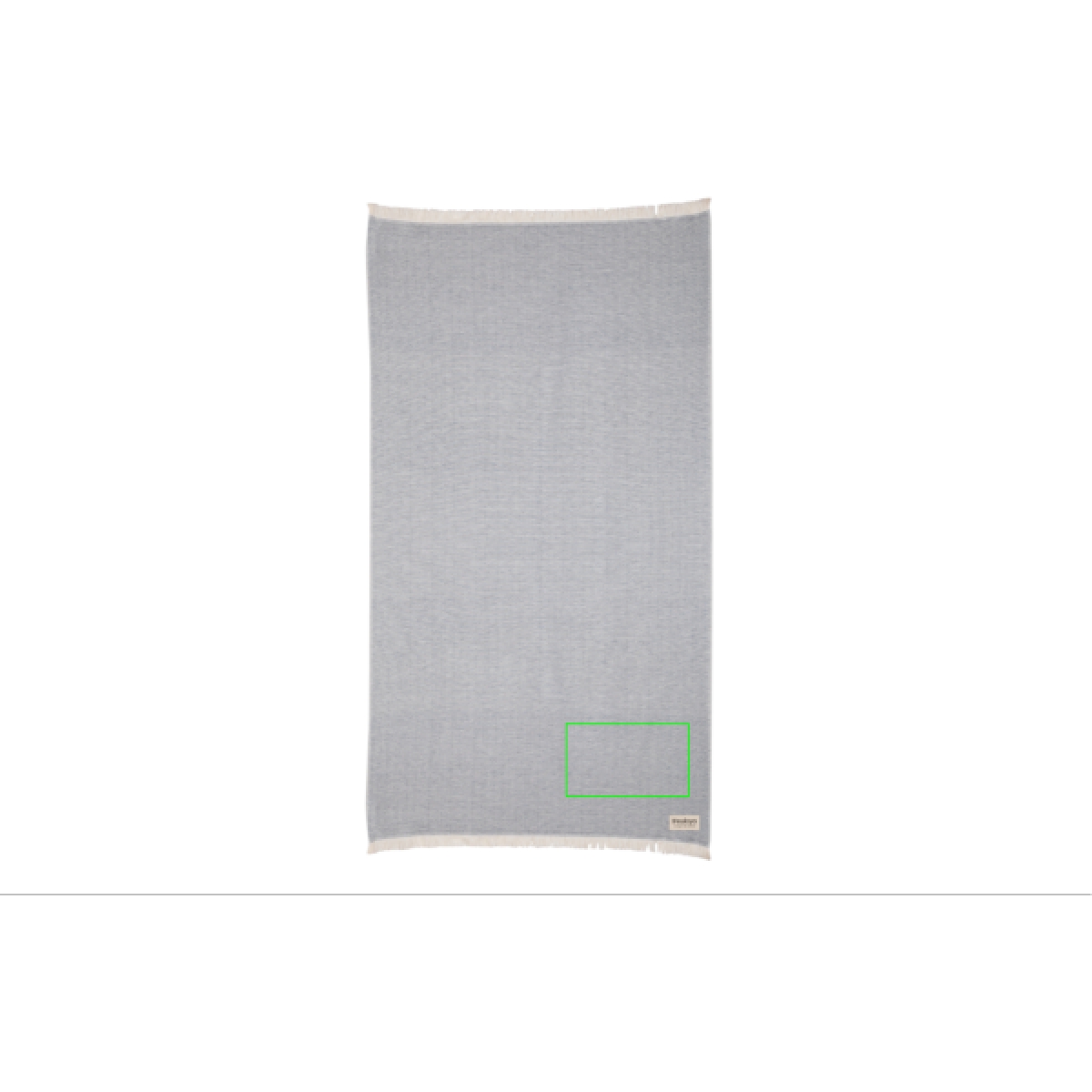 Ukiyo hamamdoek - 180 x 100 cm - 360 g/m² - katoen - Handdoek