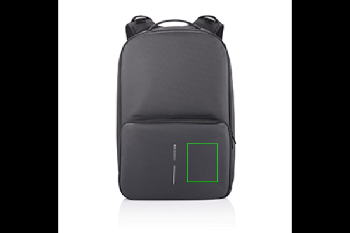 Flex Gym rugzak - 24L - rPET polyester - USB poort - laptopvak - anti diefstal - Artikel rechts onder Flex Gym rugzak - 24L - rPET polyester - USB poort - laptopvak - anti diefstal - Artikel rechts onder